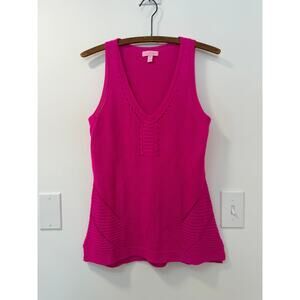 Lilly Pulitzer Pink Sleeveless Tank Top Size Medium